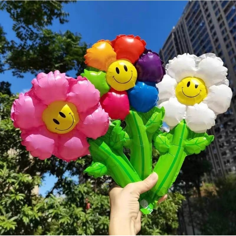 SATASHA.ID BALON BUNGA MATAHARI KECIL