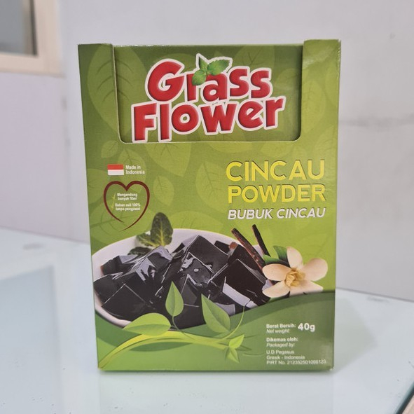

GRASS FLOWER CINCAU POWDER 1 BOX (40gr x 10 )