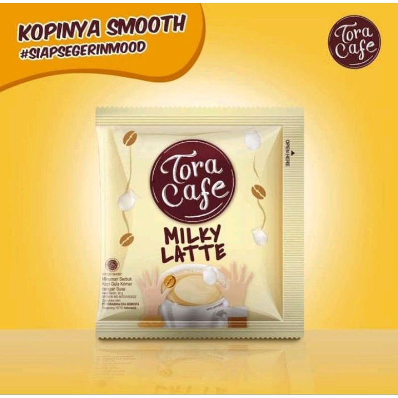 

TORACAFE MILKY LATTE Minuman Bubuk Kopi Instant renceng isi 10 pcs