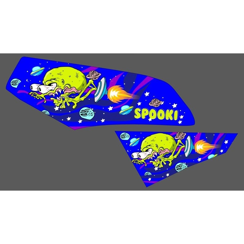 STRIPING TRANSPARAN RX KING CUSTOM SPOOKI