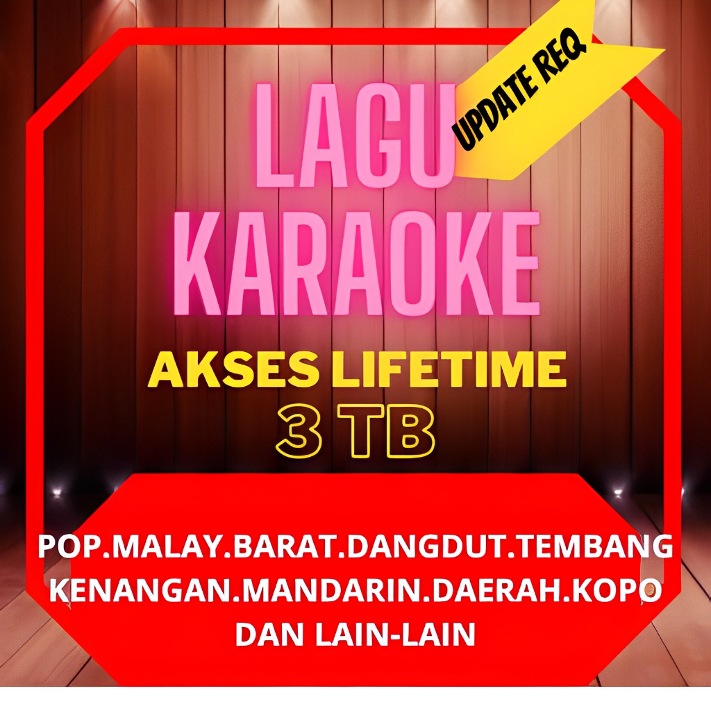 Jual DATABASE LAGU KARAOKE UPDATE 3TB AKSES LIFETIME Berkualitas