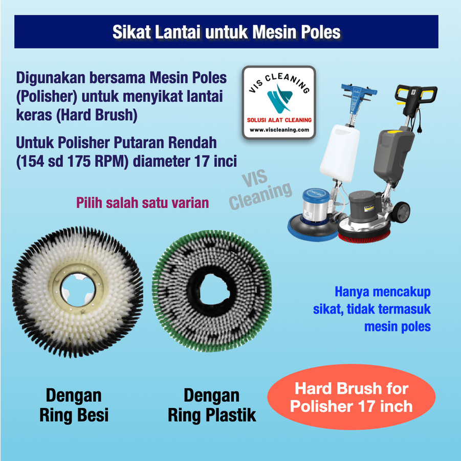Sikat Lantai untuk Mesin Poles (Hard Brush)