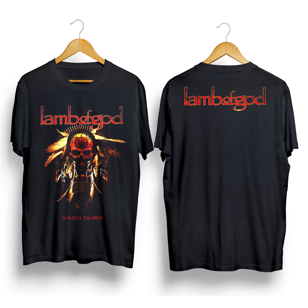 Kaos Distro Lengan Panjang Lamb Of God Kaos Metal terbaru Kaos Music