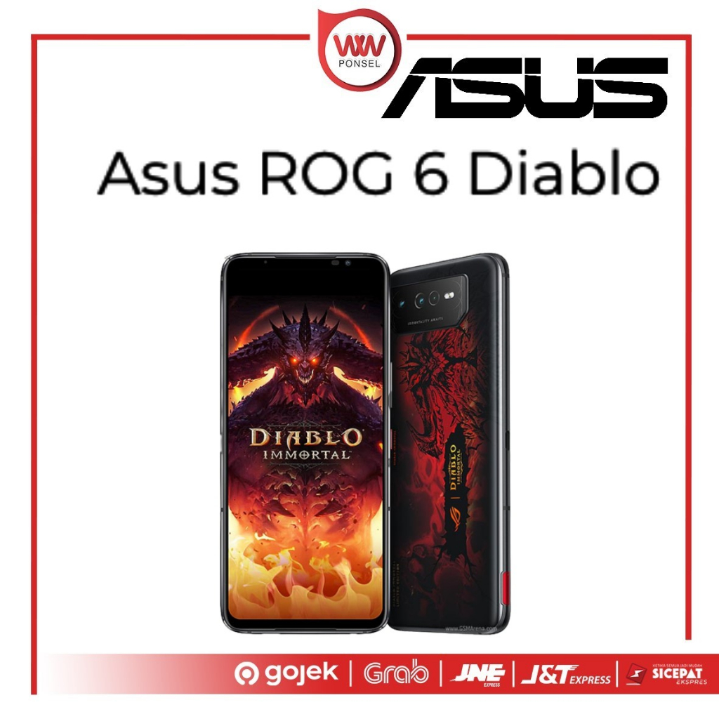 Hp Asus ROG 6 Diablo Edition Ram 16GB Internal 512GB Garansi Resmi