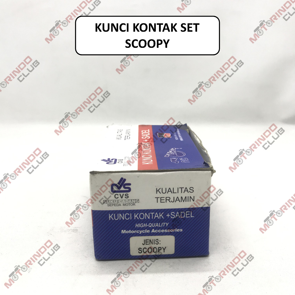 Kunci Kontak Set motor SCOOPY merek CVS ( Kunci Kontak + Jok / Sadel )