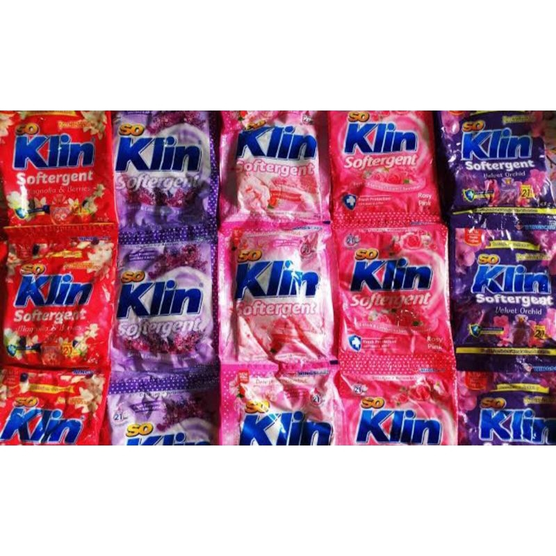 soklin  softergent renteng isi 6 soklin bubuk renceng