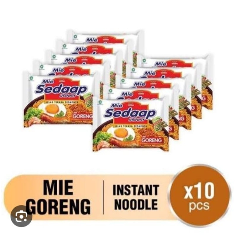 

MIE SEDAAP GORENG ISI 10