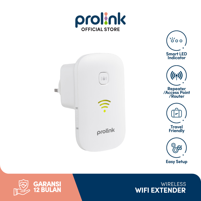 Prolink 3 IN 1 Repeater Wireless N300 l 300Mbps | AC1200 Dual-Band | 1200Mbps l Router l Access Poin
