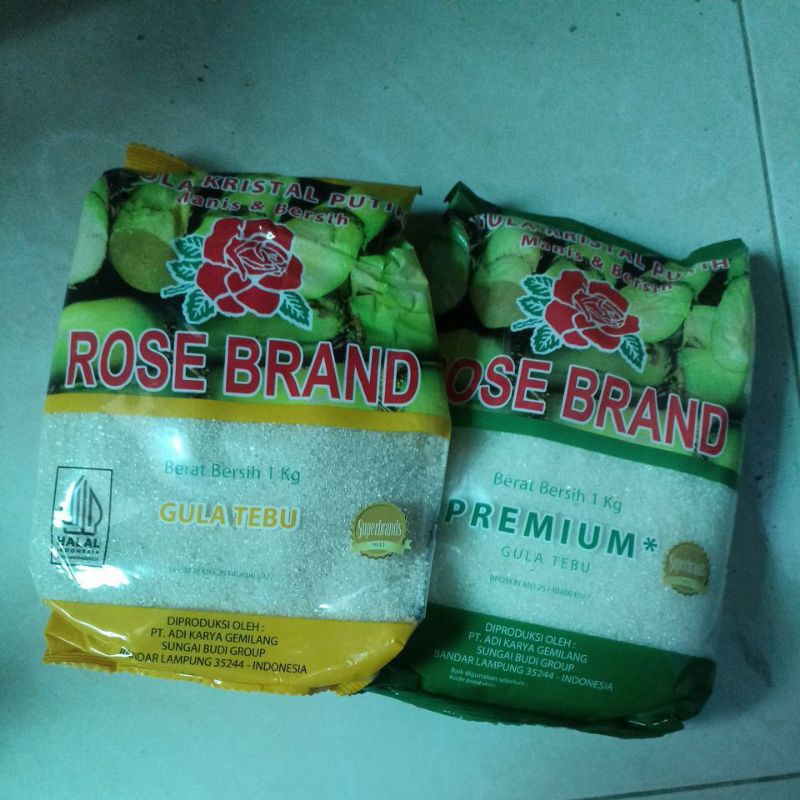 

Gula pasir rosebrand 1kg