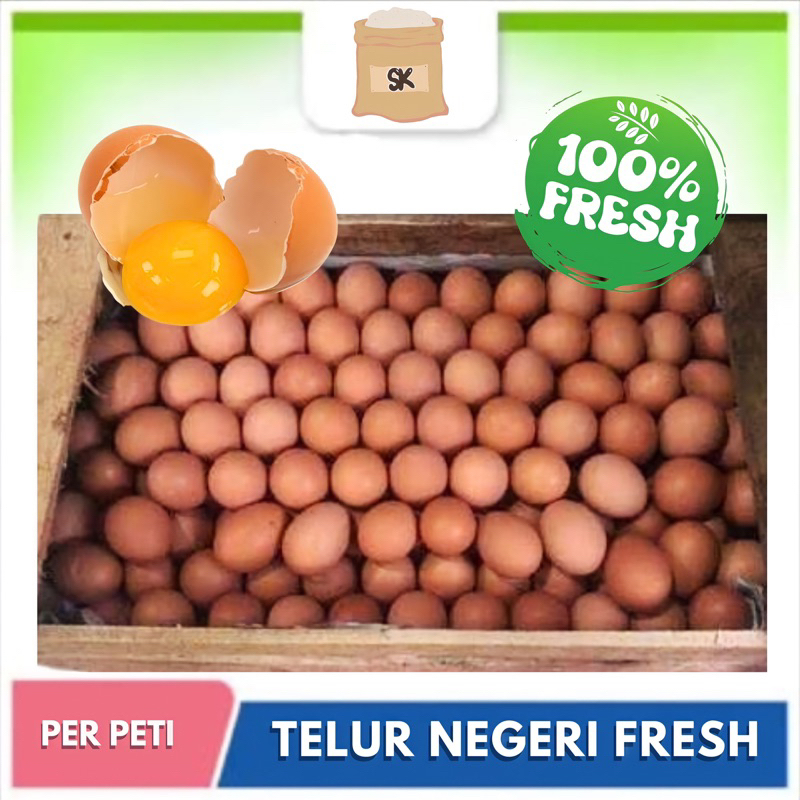 

15kg Telur Ayam Negeri FRESH [PETI]