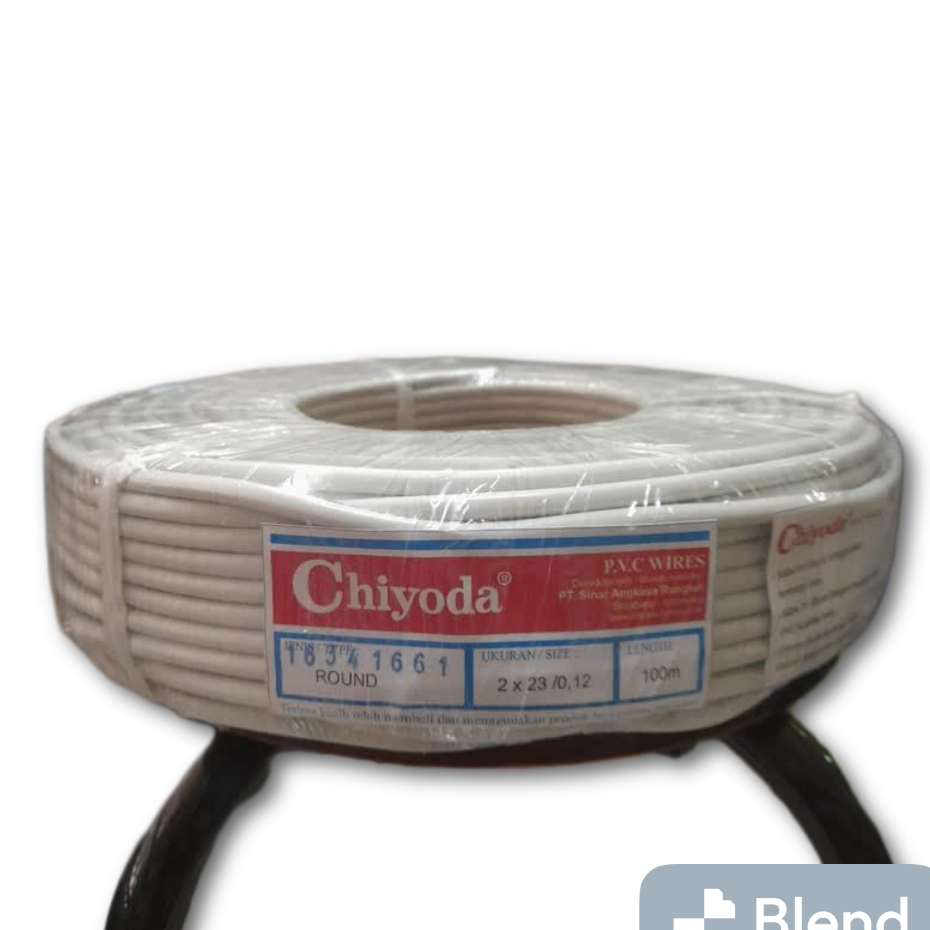 KABEL SERABUT CHIYODA ROUND 2 x 23 PANJANG 100M
