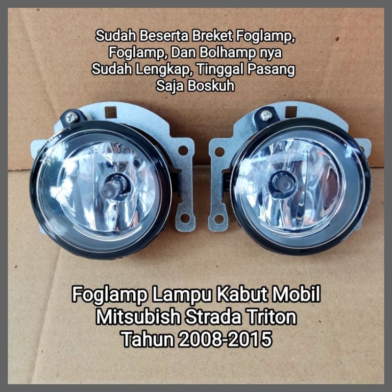Foglamp Strada Triton Tahun 2008-2015 /Foglamp Lampu Kabut Strada Triton