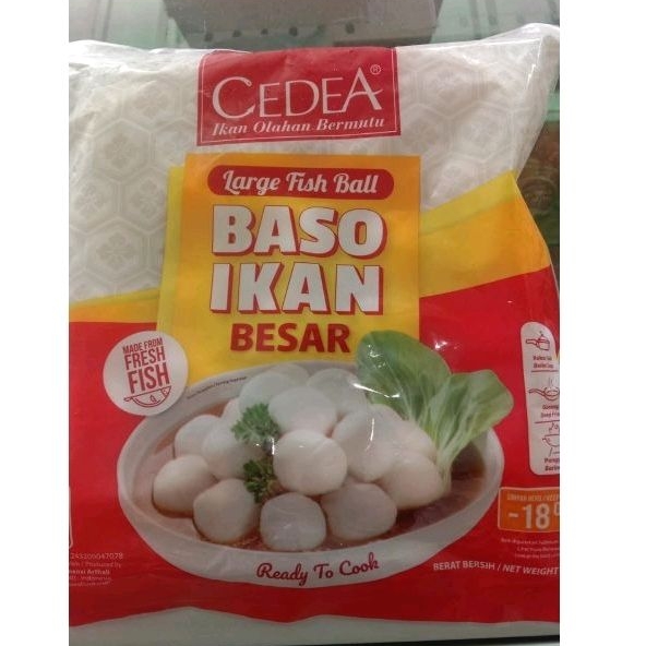 

Cedea Baso Ikan Besar 500gr