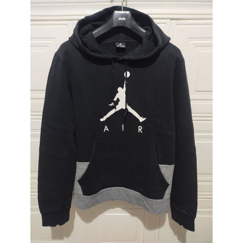 Hoodie Pria Hitam Abu Air Jordan