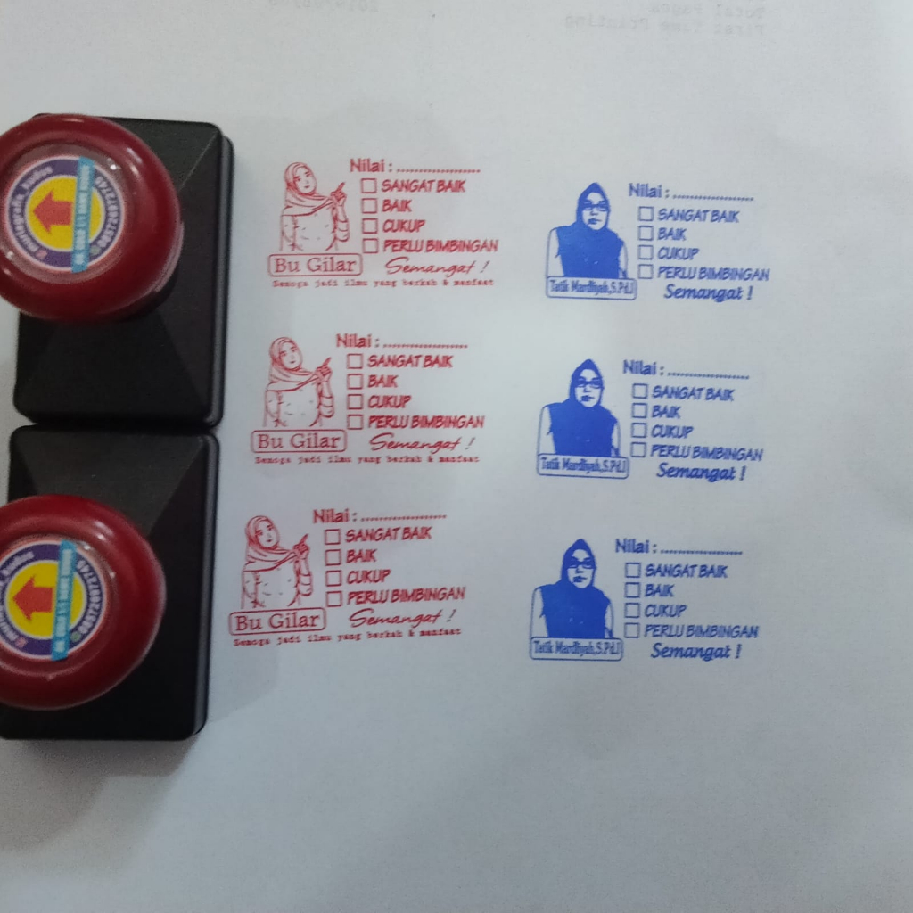 STEMPEL FLASH STEMPEL NAMA GURU