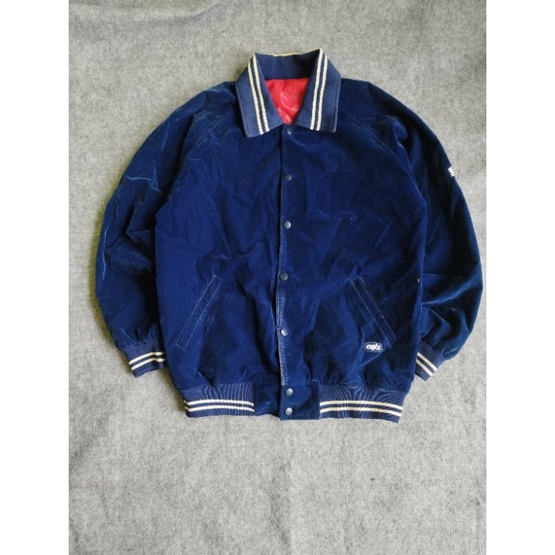 jaket varsity Velvet bolak balik refersibel