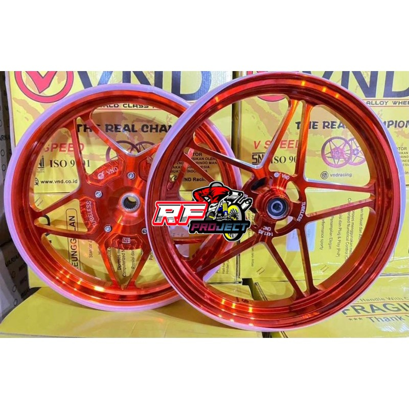 VELG VND V SPEED GEN 2 V2 VARIO 125 VND V SPEED VARIO 150 VELG VND V SPEED MODEL KING SPEED VND Velg Racing V Speed 185x14