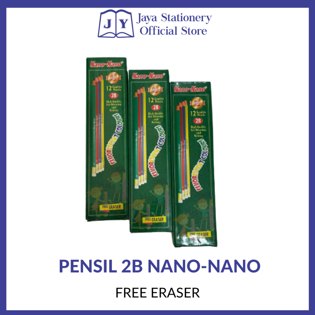 

[BISA COD] Pensil 2B merk Nano-Nano SUDAH DIRAUT