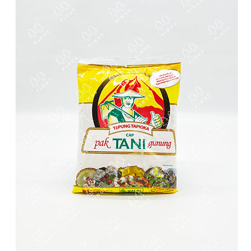 

TANI TEPUNG TAPIOKA 500 GR / TEPUNG TAPIOKA CAP PAK TANI GUNUNG