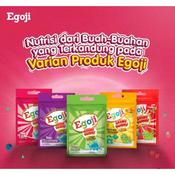 

EGOJI CHEWY GUMMY LECI STRAWBERRY BLACKCURRANT MELON JERUK 1 SCHT @ 20 GR