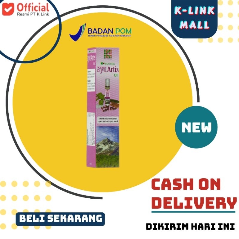 K-Ayurveda Ayuartis Oil Original K-Link Minyak Gosok Untuk Persendian dan Nyeri Otot