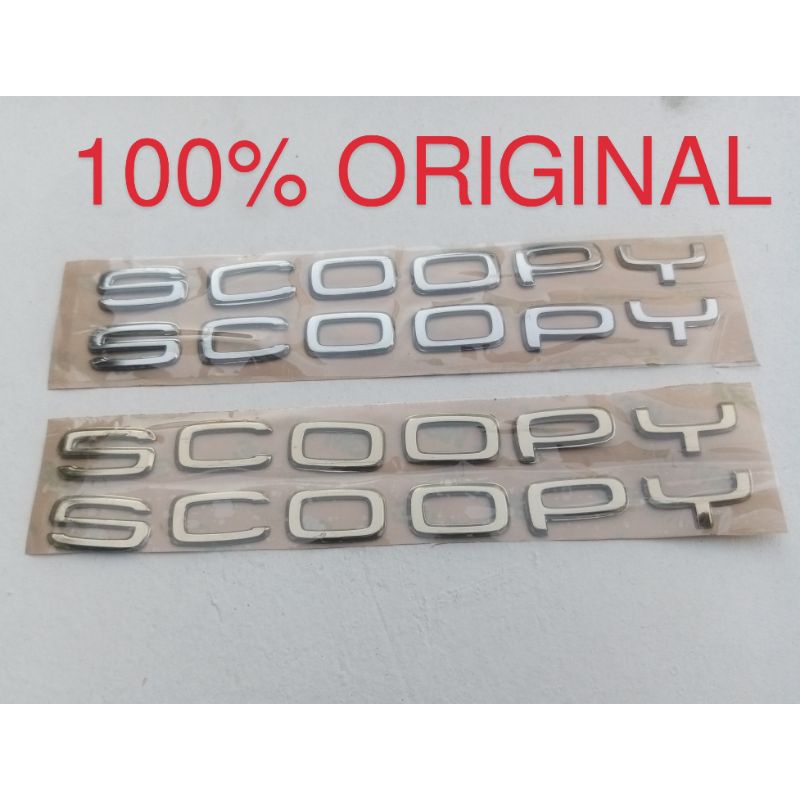 emblem scoopy 2021 original emblem scoopy 2022 100% original emblem adv 160
