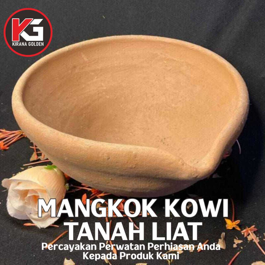 013. Mangkok Kowi Tanah Liat Alat Pelebur Perhiasan Emas Perak