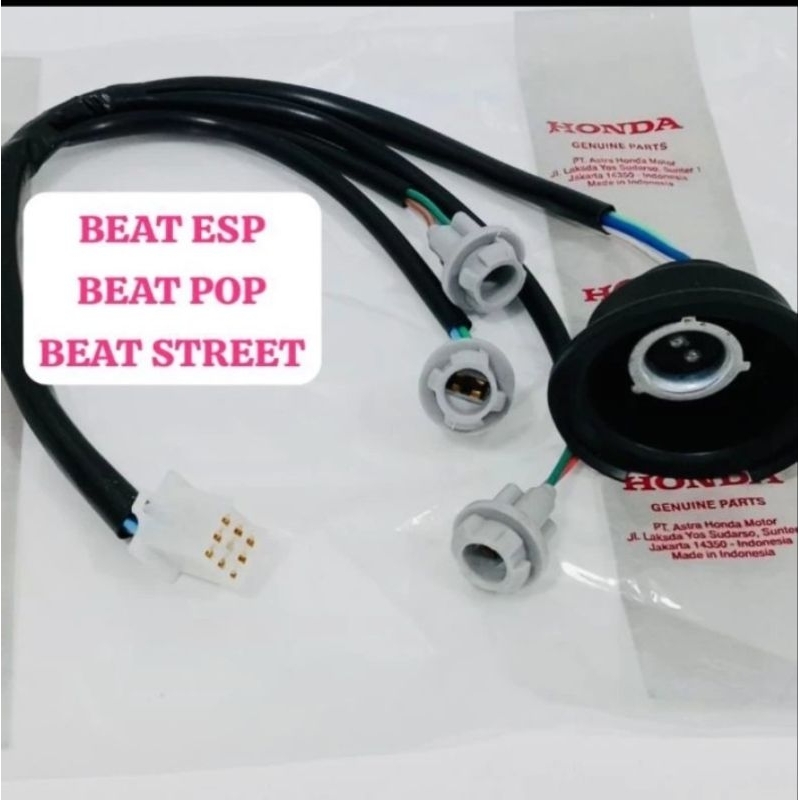 FITING LAMPU DEPAN BEAT ESP BEAT POP BEAT STREET FITTING PITING SOKET LAMPU DEPAN HONDA