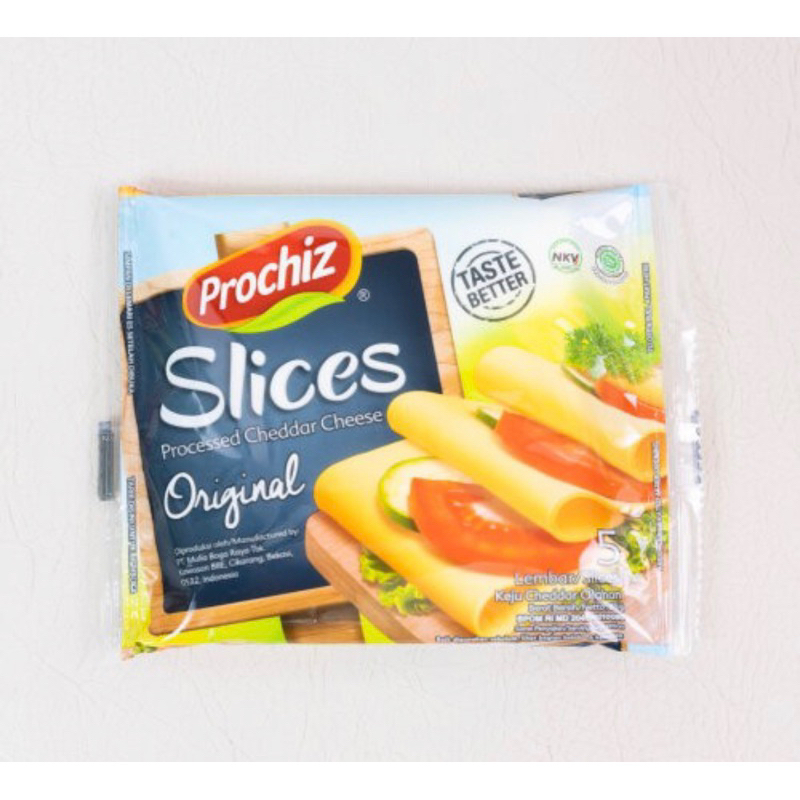 

Prochiz Keju Cheddar Slice 5pcs