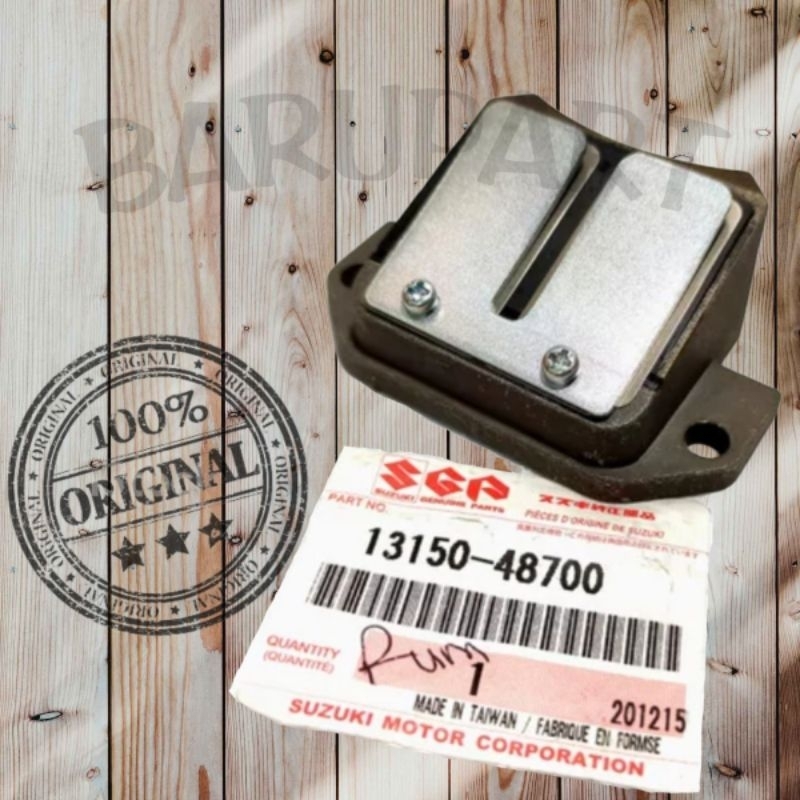 RUMAH MEMBRAN HARMONIKA ASSY RED VALVE SUZUKI TS 125 TS125 ORIGINAL SUZUKI GUNUINE PART 13150-48700