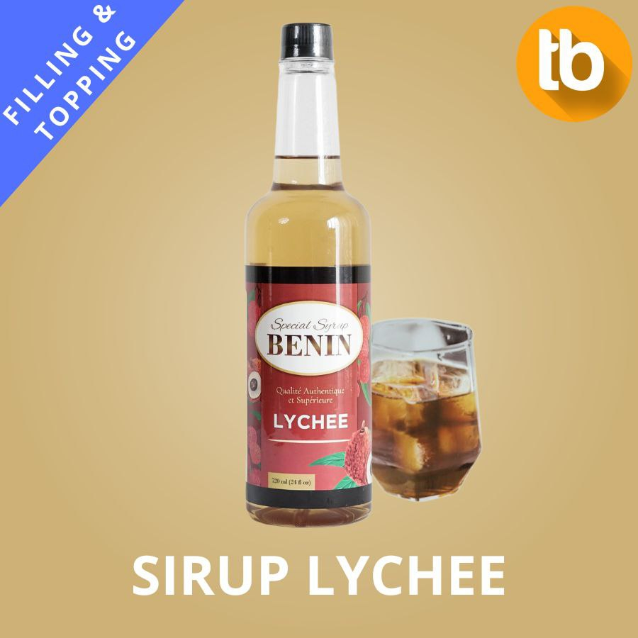 

Syrup Benin 720ml - Lychee / Sirup Minuman Rasa Leci / Sirup Leci