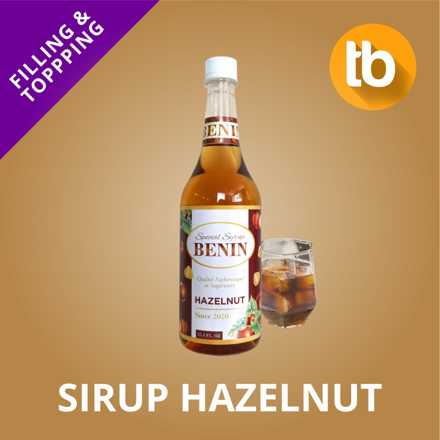 

Syrup Benin 720ml - Hazelnut / Sirup Minuman Rasa Hazelnut / Sirup Hazelnut