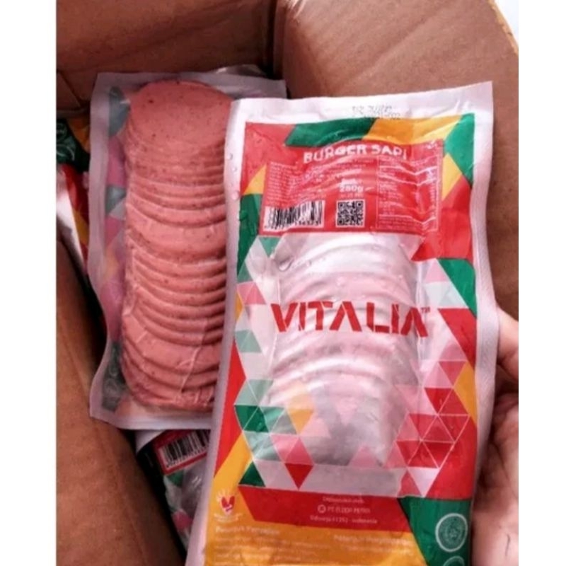 

Vitalia Daging Burger 280g | Daging Burger isi 20 pcs