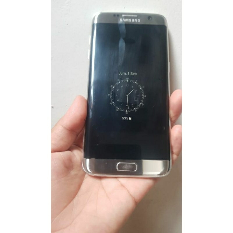 LCD samsung s7 edge bekas ori copotan