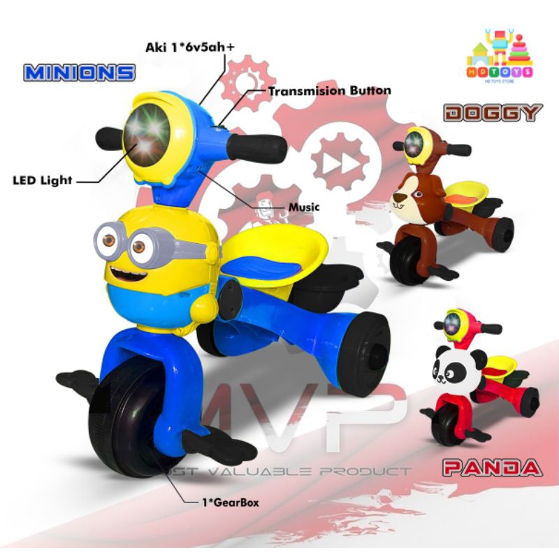 Sepeda Anak Roda 3 / Mainan Motor Anak-anak / Bike / BBR191