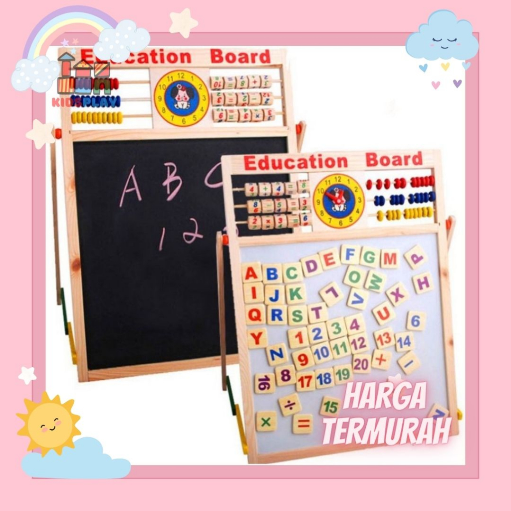 Education Board Magnetic Board Mainan Papan Tulis Anak Papan Tulis Anak Magnetic Papan Magnetic Boar
