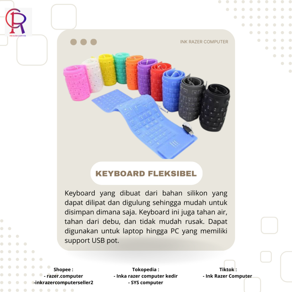 KEYBOARD FLEXIBLE/keyboard flexible usb external air