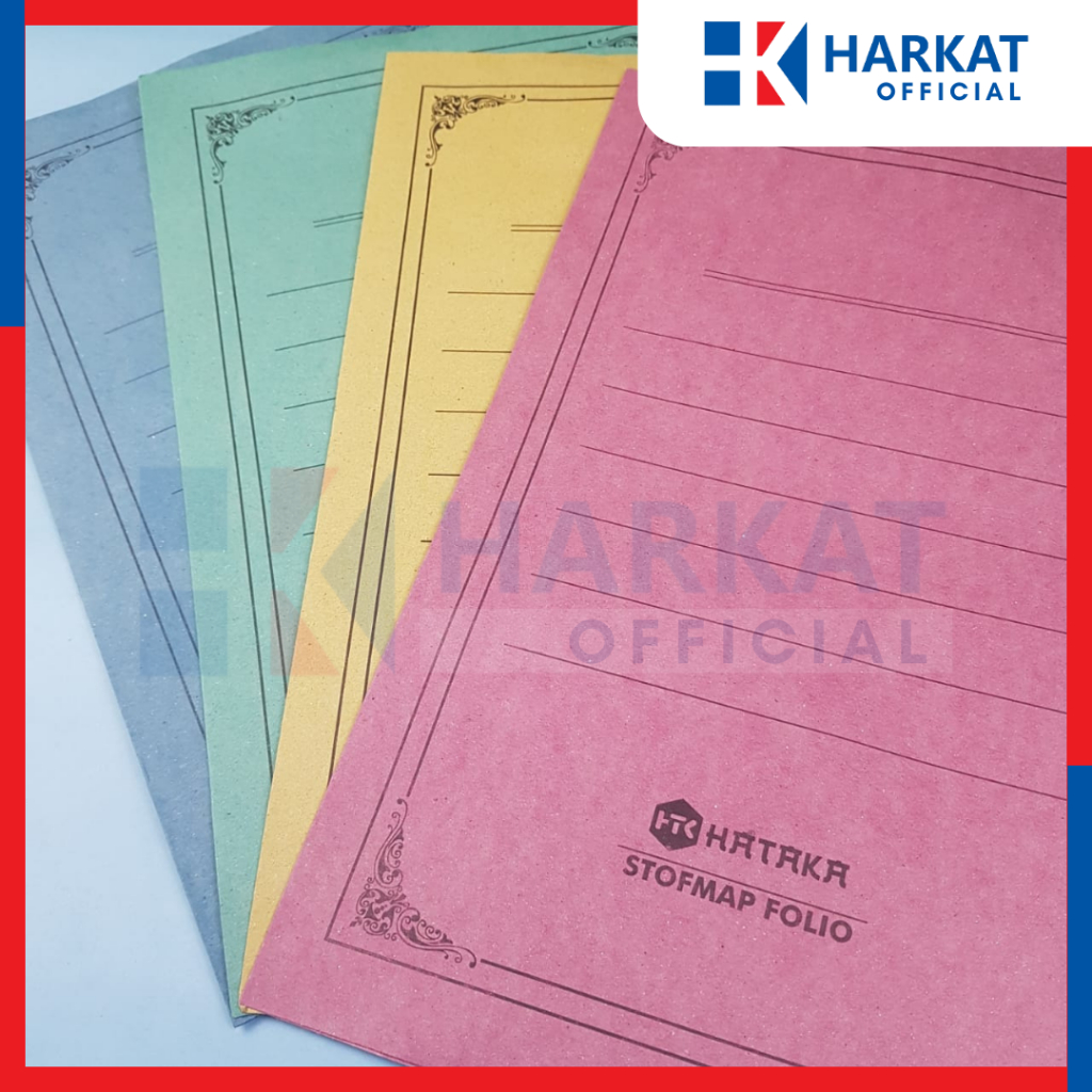 

(HATAKA MAP) map kertas Stopmap Kertas Folio / Map Kertas Murah 1 pak isi 50 pcs