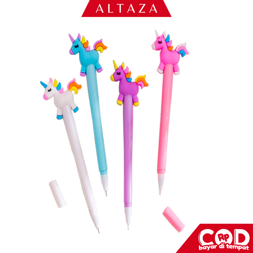 

ALTAZA COD Pena UNICORN LED Lucu LED Unicorn Pen Murah Pena Karakter Produk Import Murah U09