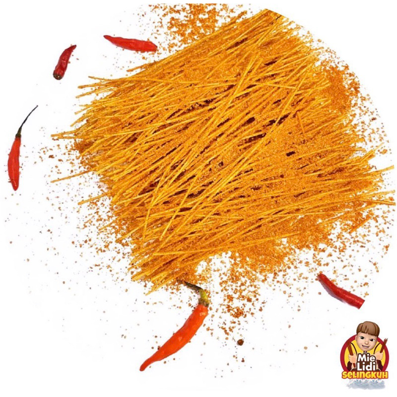

Mie Lidi Pedas 500 gr | Mie Lidi Mengot
