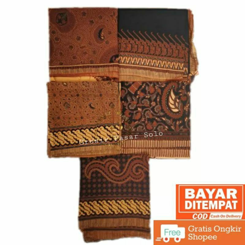 Iket Segi Empat Motif Batik Tulis Halus
