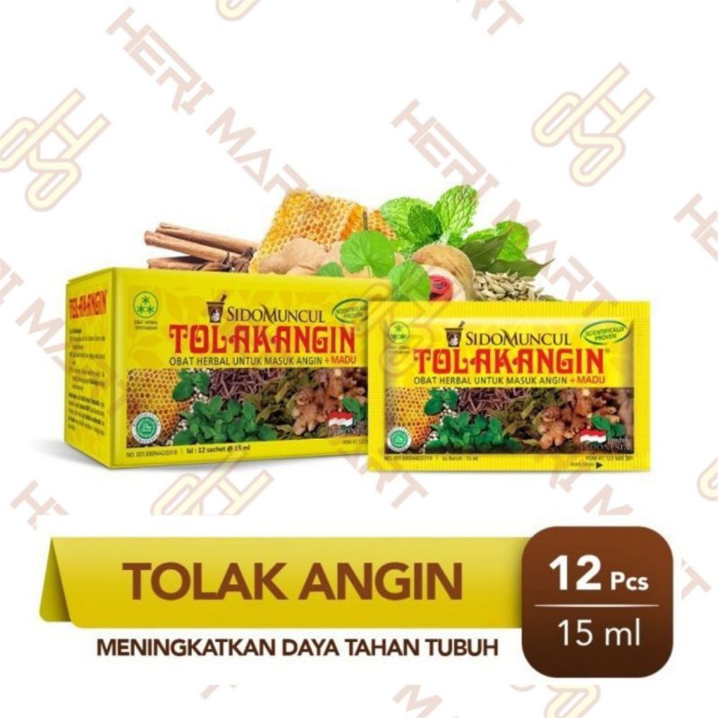 

Tolak Angin Cair Dus 12's Herbal