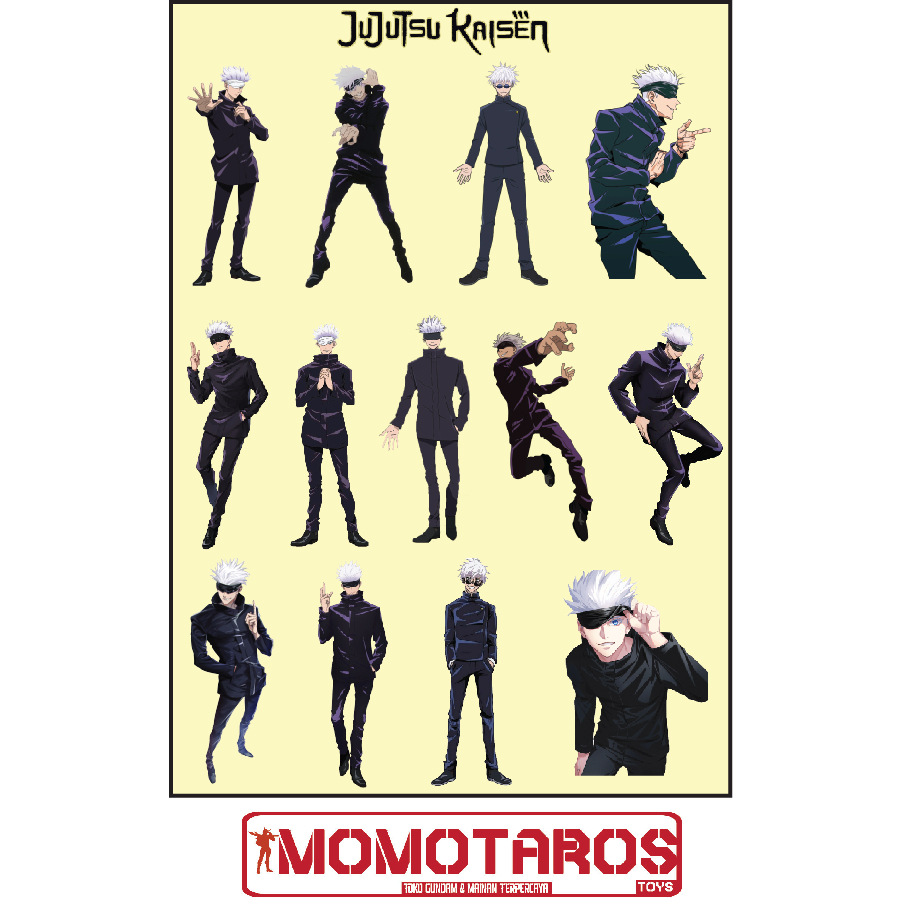 

Sticker murah anti air Gojo Satoru jujustu kaisen 1 pc