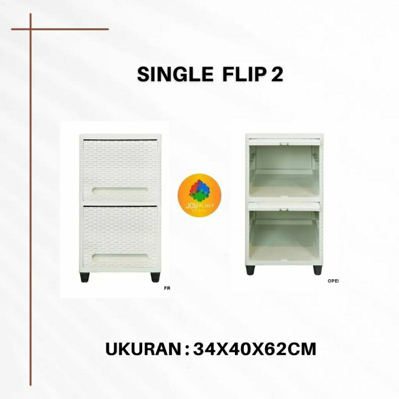 Laci flip susun 2/ Lemari plastik Club
