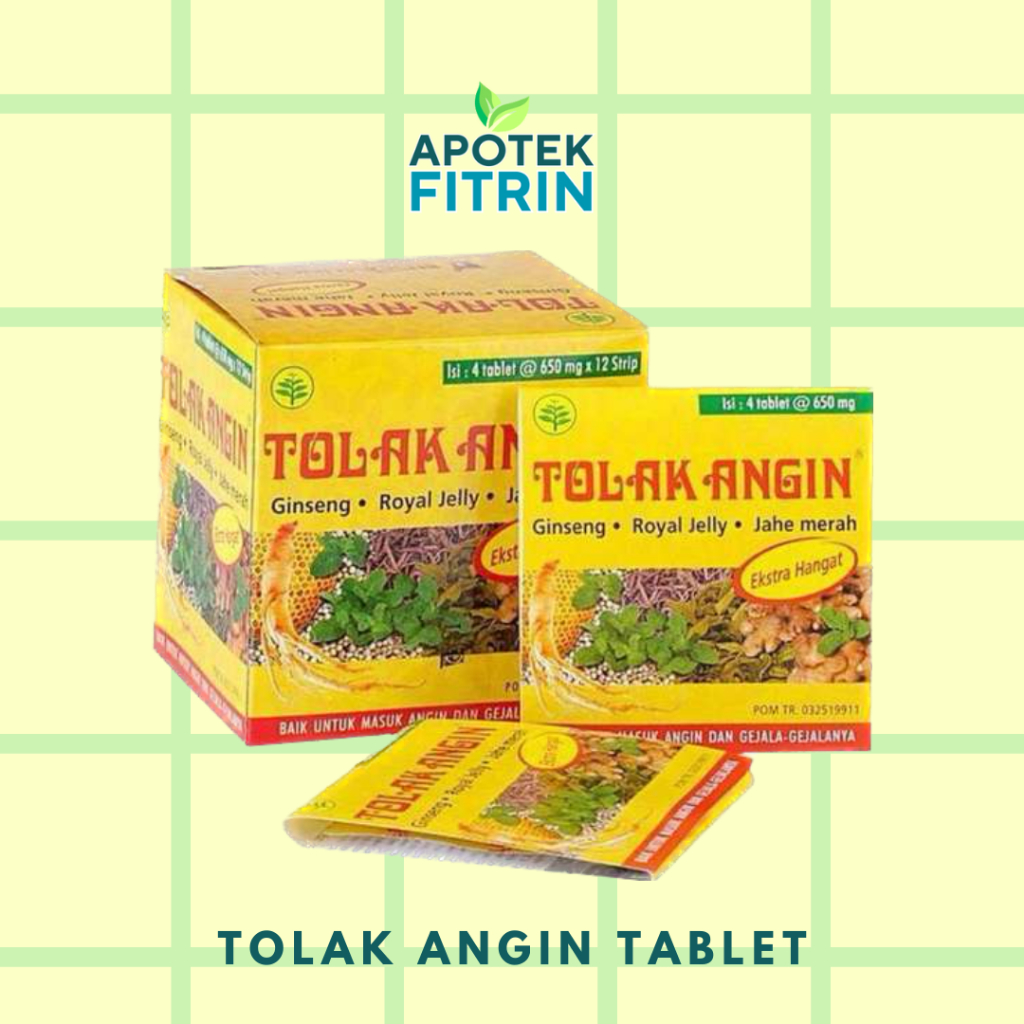 

SIDO MUNCUL TOLAK ANGIN EKSTRA HANGAT STRIP 4 TABLET