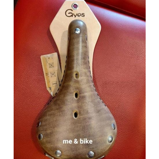 ORIGINAL Cow Leather Saddle GYES 17A Coklat Sadel GYES 17A Kulit Sapi