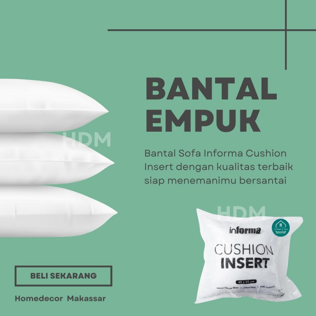 Informa Isian Bantal Sofa Cushion Super Empuk Dan Lembut Di Makassar