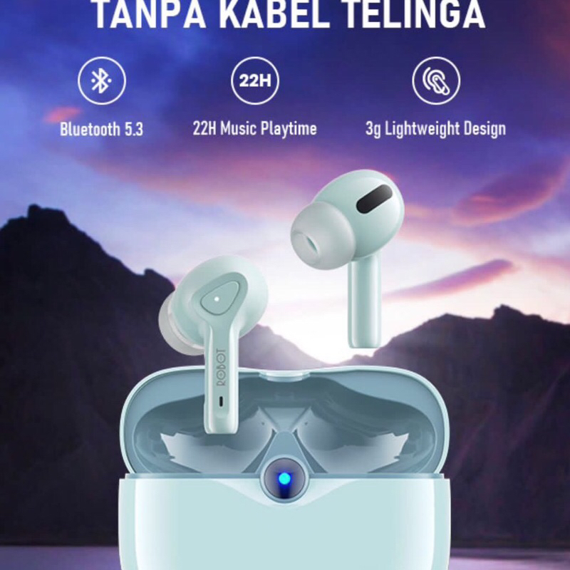 AIRBUDS ROBOT T30 headset Bluetooth original