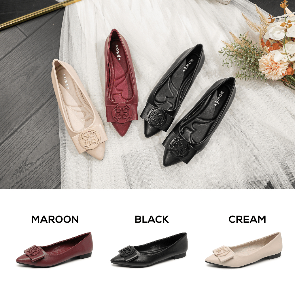 Rowey Flatshoes Cantik Wanita Korea Athena