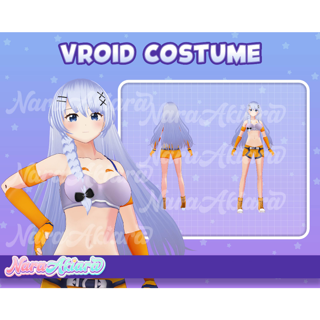 Tampilan Ikonik dengan Kostum VTuber 3D Terbaik, Kostum Vroid 3D, Outfit VTuber 3D, Kostum streaming